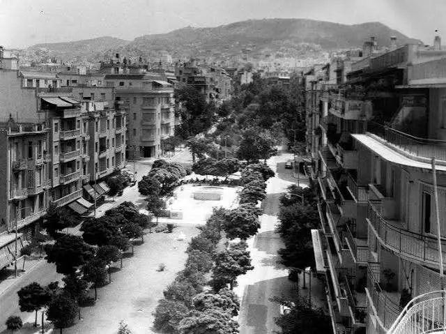 Παλιά φωτογραφία της Κυψέλης στην Αθήνα