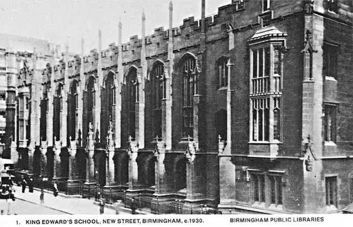 Το King Edward's School στο Μπέρμιγχαμ, όπου σπούδασε ο Tolkien