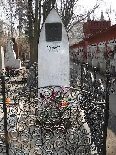 Ο τάφος του Άντον Τσέχοφ στο νεκροταφείο Νοβοντέβιτσι της Μόσχας