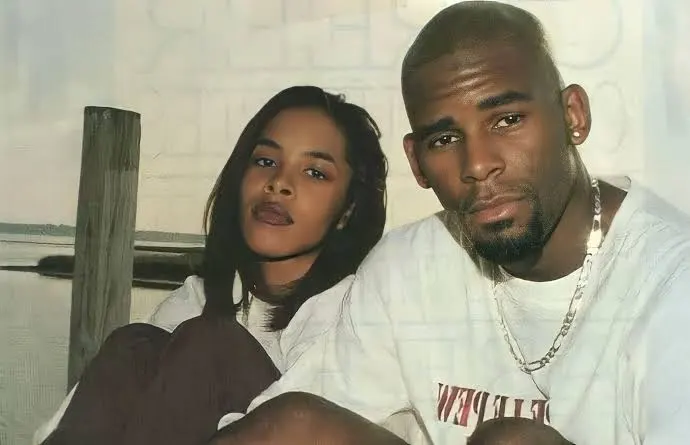 Η Aaliyah με τον R. Kelly, σε φωτογραφία των αρχών της δεκαετίας του 1990