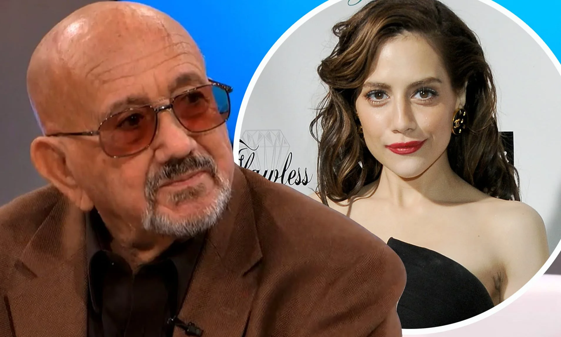 Ο Angelo Bertolotti, πατέρας της Brittany Murphy, σε εικόνα μαζί με φωτογραφία της κόρης του