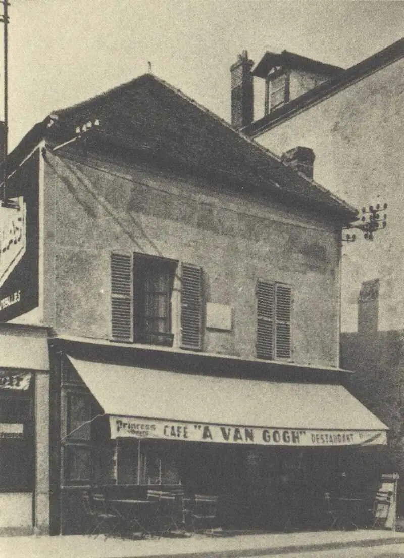 Ιστορική φωτογραφία του Auberge Ravoux στο Auvers-sur-Oise, όπου έζησε και πέθανε ο Vincent van Gogh το 1890