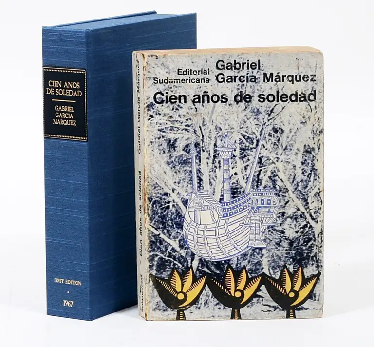 Το εξώφυλλο της πρώτης έκδοσης του «Cien años de soledad», του Gabriel García Márquez, Sudamericana 1967