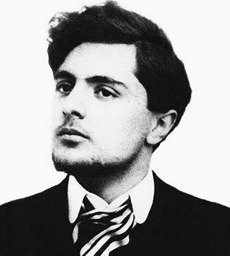 Κοντινό πορτρέτο του Αμεντέο Μοντιλιάνι με γραβάτα