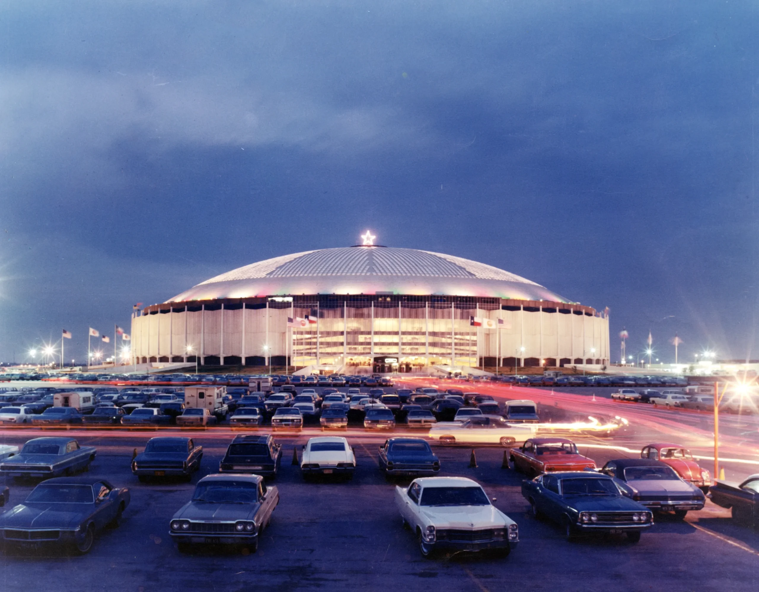 Εξωτερική άποψη του Astrodome στο Χιούστον