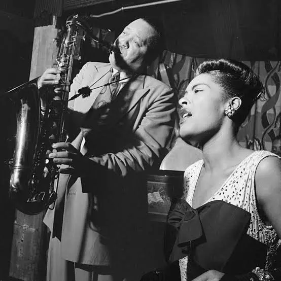 Η Billie Holiday με τον Lester Young