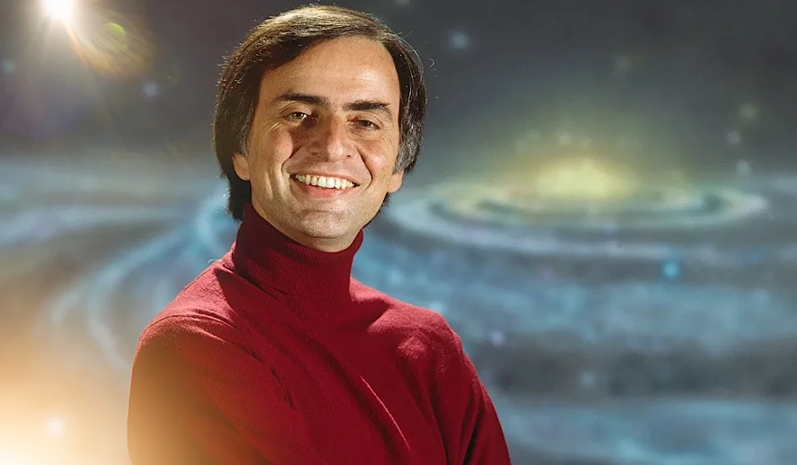 Πορτρέτο του Carl Sagan από την περίοδο ίδρυσης της Planetary Society