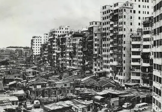 Δρόμος στο Χονγκ Κονγκ της δεκαετίας του 1970