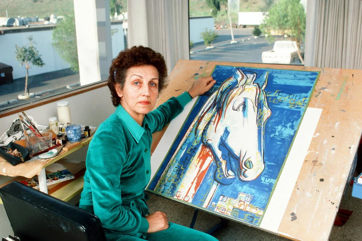 Πορτρέτο της ζωγράφου Françoise Gilot, δεύτερης συζύγου του Jonas Salk