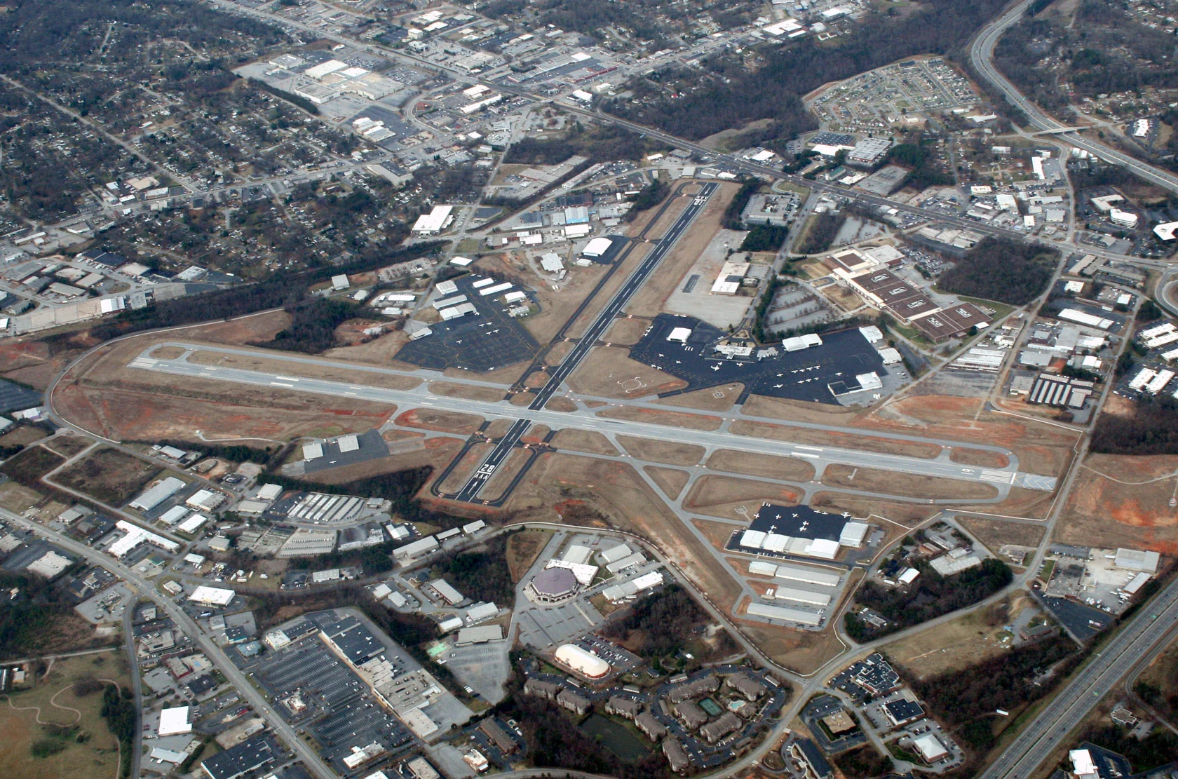 Το αεροδρόμιο Greenville Downtown στη Νότια Καρολίνα