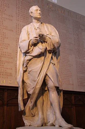 Το άγαλμα του Isaac Newton στο παρεκκλήσι του Trinity College του Cambridge