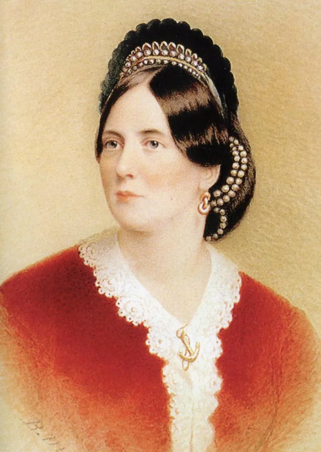 Υδατογραφικό πορτρέτο της Jane Wilde, γνωστής ως Speranza