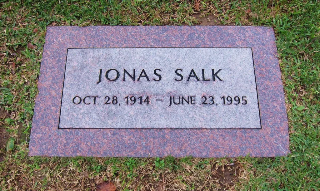Ο τάφος του Jonas Salk