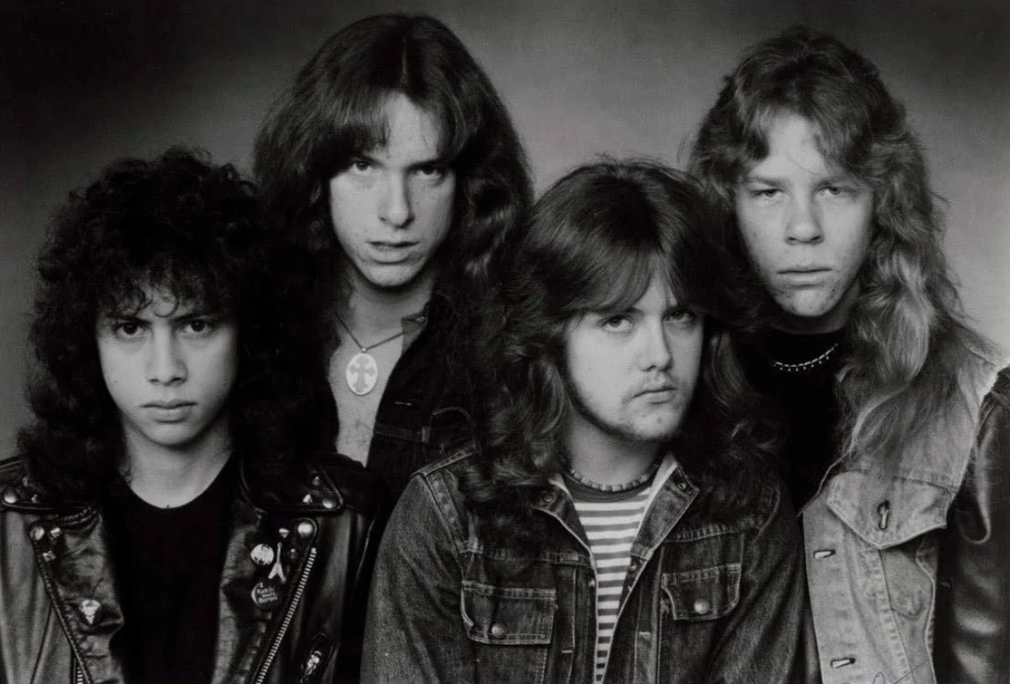 Οι Metallica με τον Κλιφ Μπάρτον το 1983.