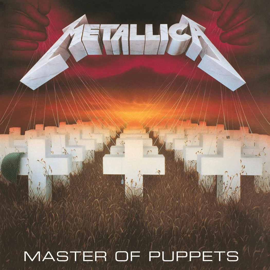 Εξώφυλλο του άλμπουμ Master of Puppets των Metallica, 1986.