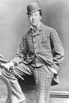Ο νεαρός Oscar Wilde όρθιος με καπέλο σε φωτογραφία του 1876