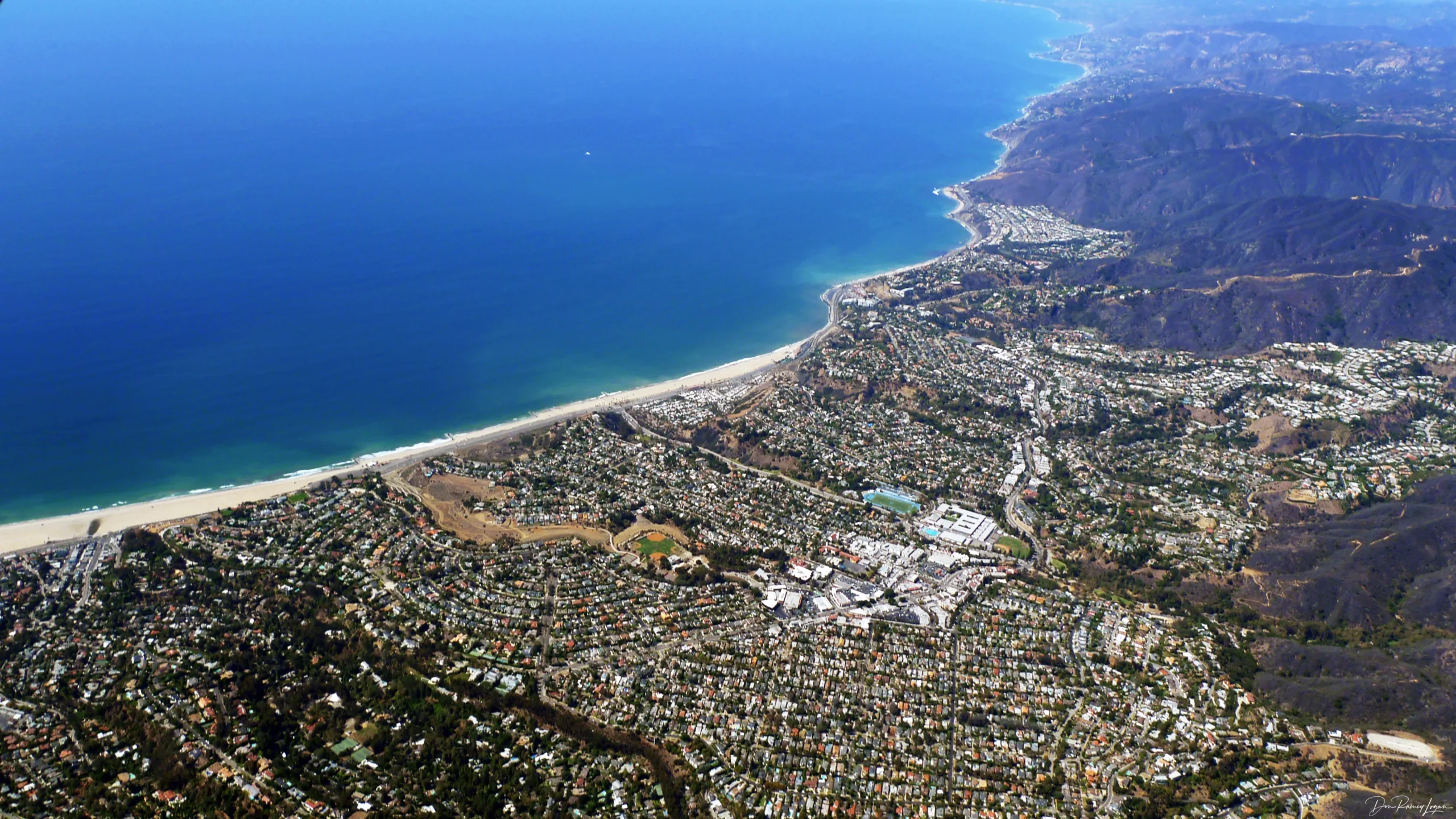 Γενική άποψη της περιοχής Pacific Palisades στο Λος Άντζελες