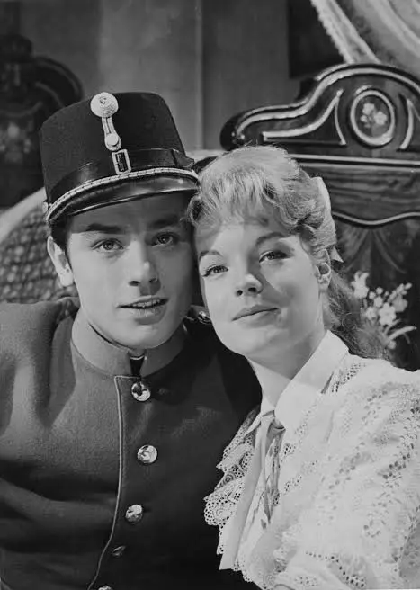 Η Romy Schneider και ο Alain Delon στην ταινία Christine