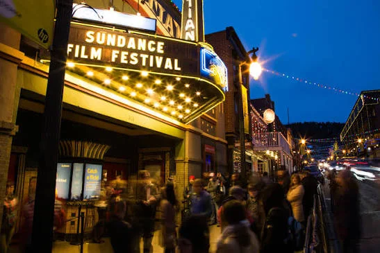Η Main Street του Park City στη Γιούτα κατά τη διάρκεια του Φεστιβάλ Sundance