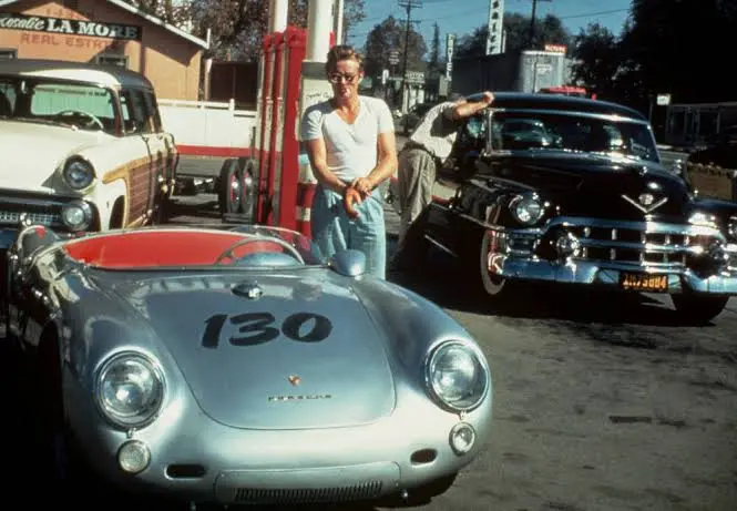Porsche 550 Spyder, ίδιου τύπου με το αυτοκίνητο του Τζέιμς Ντιν