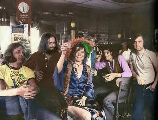 Η Janis Joplin μαζί με τη Full Tilt Boogie Band το 1970