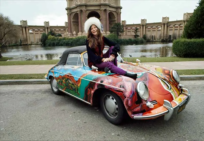 Η πολύχρωμη ψυχεδελική Porsche 356C της Janis Joplin