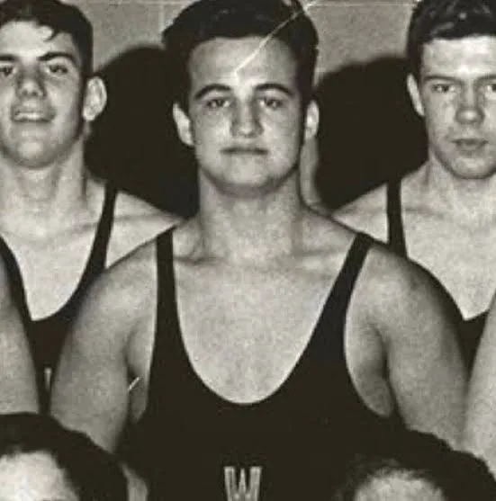 Ο νεαρός John Belushi ως μαθητής του Wheaton Central High School, το 1967
