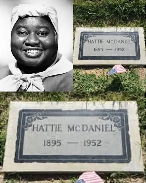 Ο τάφος της Hattie McDaniel στο νεκροταφείο Angelus-Rosedale