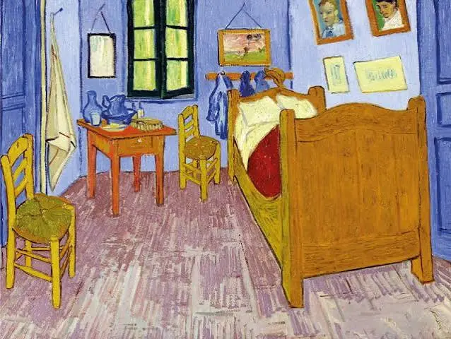 The Bedroom, πίνακας του Vincent van Gogh με το υπνοδωμάτιό του στο Κίτρινο Σπίτι στην Αρλ το 1888