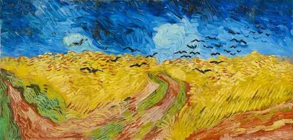 Wheatfield with Crows, πίνακας του Vincent van Gogh από το Auvers-sur-Oise το 1890